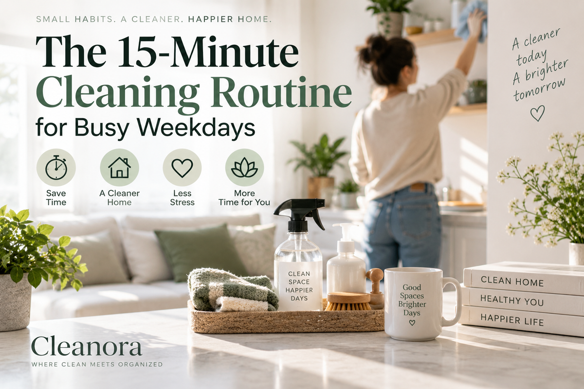 The 15-Minute Cleaning Routine for Busy Weekdays