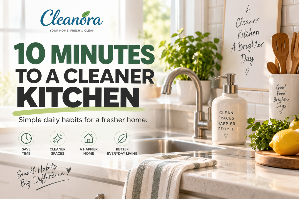 How to Keep Your Kitchen Clean in Just 10 Minutes a Day