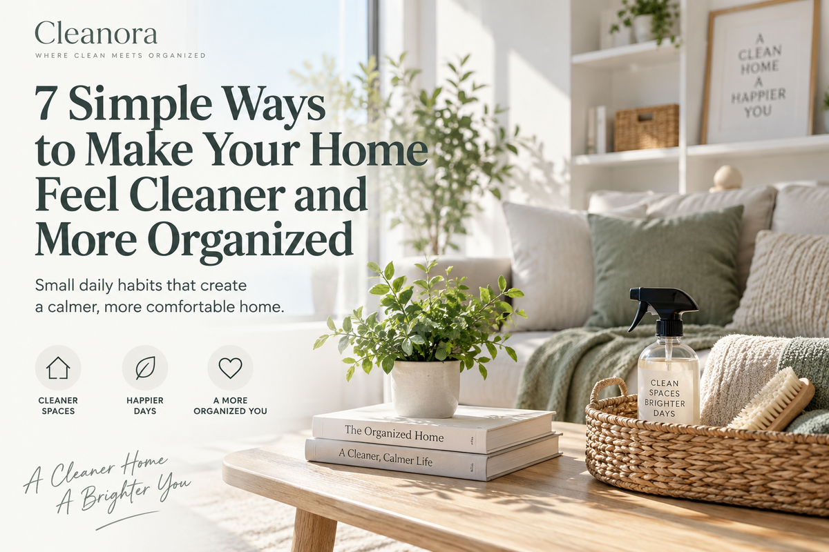 7 Simple Ways to Make Your Home Feel Cleaner and More Organized