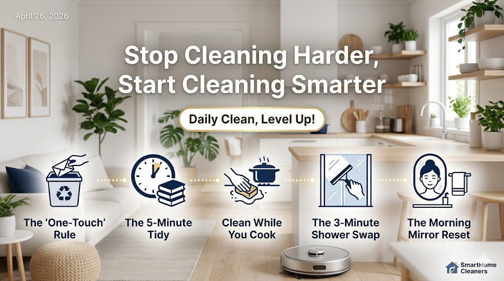 Level Up Your Daily Clean: 5 Simple Rituals for a Consistently Tidy Home