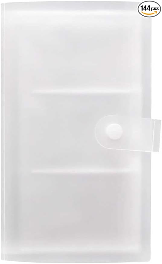 1 Pc Transparent Jewelry Storage Book 84 Pockets Jewelry Album Portable Travel Jewelry Organizer with 60 Pcs Small Clear Plastic Bags for Rings, Necklaces, Bracelets, Studs, Earrings, Brooches