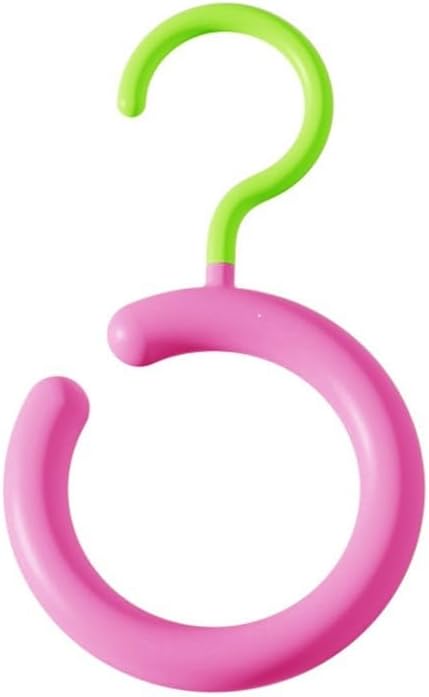 Rotating Scarf Hanger with 360° Swivel Hook – Space-Saving Scarf Organizer & Accessory Rack for Hats, Scarves, and Small Clothing Items – Portable Closet Scarf Storage Made of(red and Green)