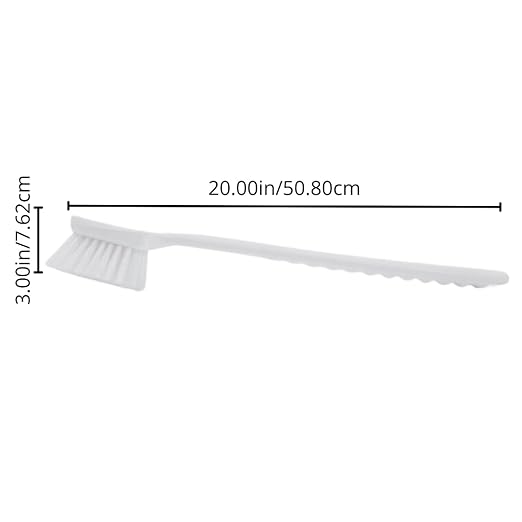 SPARTA 40501EC14 Large Plastic Scrub Brush, 20 Inches, Blue (Pack of 2) - Kitchen and Utility Cleaning With Long Handle