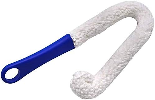 2 Pieces Decanter Cleaning Brush Bottle Cleaner Brush for Narrow Neck Bottle 17'' Long Bendable Foam Brush Cleaner Kicten Cleaning Tool for Glassware Goblets Tall Glass Drinking Cup Hookah Tank