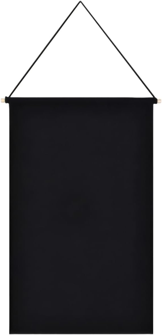 43×30CM Black Rectangle Canvas Pin Display Banners Brooches Wall Hanging Organizer for Badges Jewelry Collections