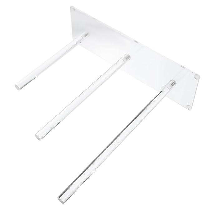 FRCOLOR Hair Tie Display Stand Acrylic Organizer Hairband Holder Rack Scrunchie Storage Hair Accessories Organizer