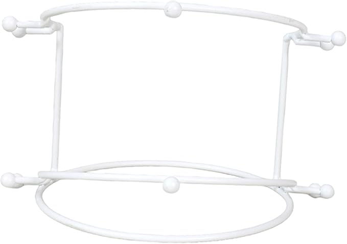 Wedding Tiara Holder, Tiara Display Stand, Metal Headband Organizer, Bridal Headband Display for Women Show, White 2 Tier