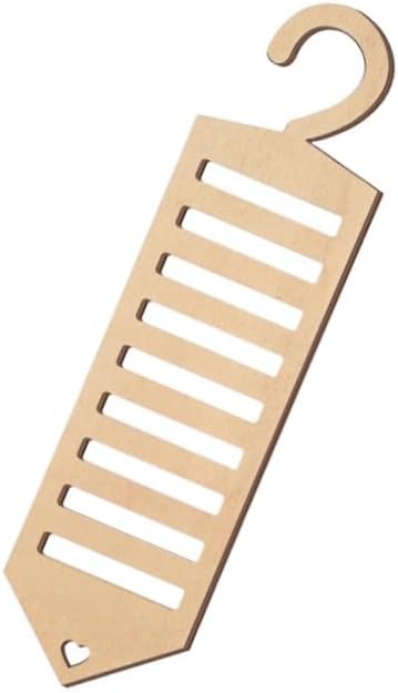 Tie Rack Tie Hanger Tie Organizer for Closet Wooden Tie Holder Belt Hanger Accessory Organizers for Tie Belt Scarf