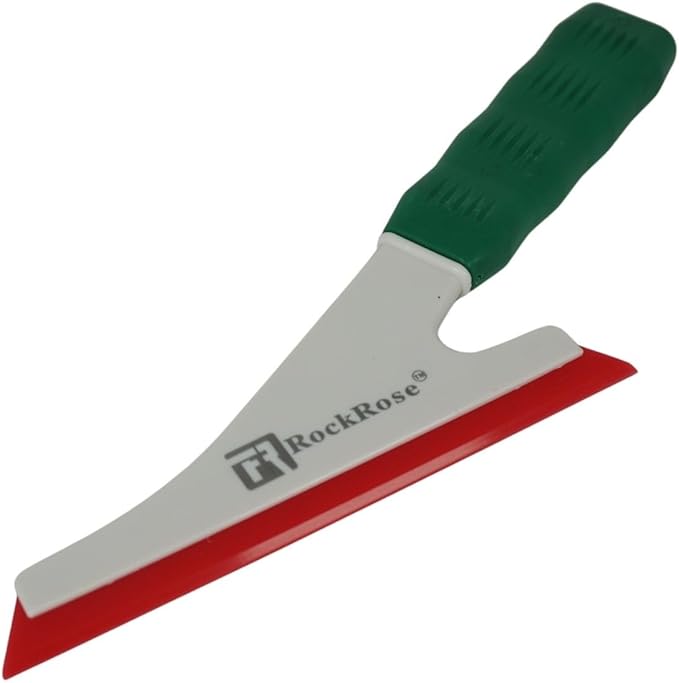 Doctor Stroke Squeegee: Auto Car Building Flat Glass Window Cleaning Wiper - Flat Glass Tint Vinyl Car Wrapping Scraper Windshield Wash Tool (Pack of 1, Red)