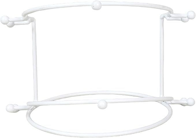 Wedding Tiara Holder, Tiara Display Stand, Metal Headband Organizer, Bridal Headband Display for Women Show, White 2 Tier