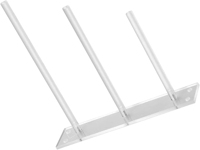 Acrylic Hair Accessories Organizer Rack Stylish Transparent Hair Tie Display Stand for Scrunchies Headbands and Functional Storage for Vanity and Bathroom