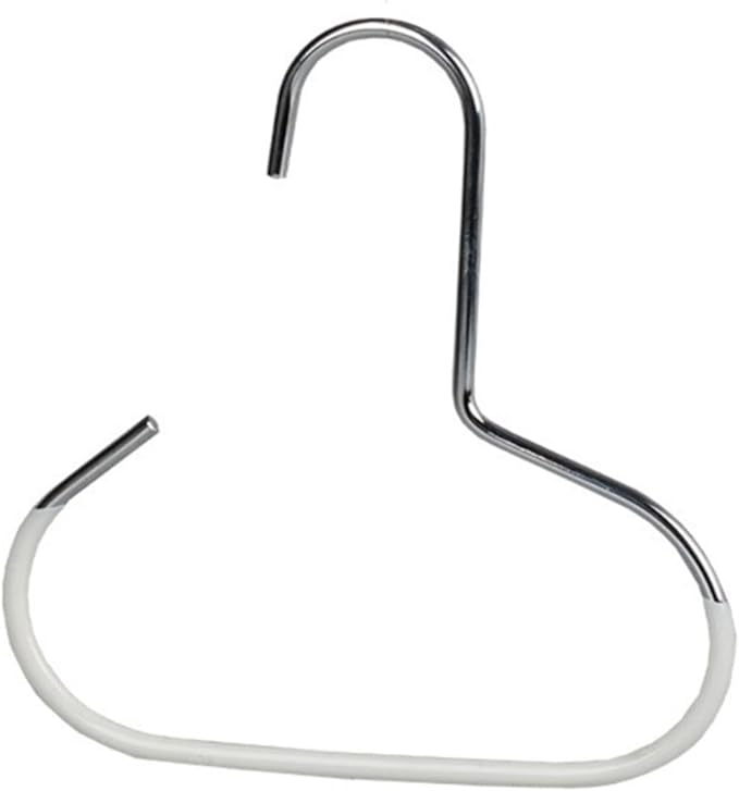 5 Pcs Multi-Functional Space-Saving Hat & Scarf Hanger PVC Coated Clothes Rack Organizer For Closet, Wall, Balcony & Versatile Hanger For Hats, Ties, Scarves, Delicate Fabrics