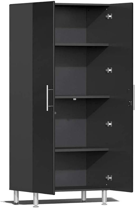Ulti-MATE UG27050B 5-Piece Garage Cabinet System in Midnight Black Metallic