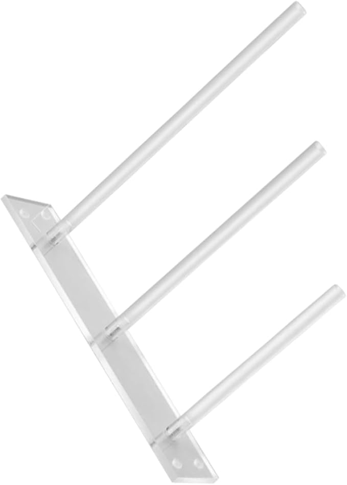 Acrylic Hair Tie Holder Stand Scrunchie Rack Jewelry Storage Hair Accessories Organizer
