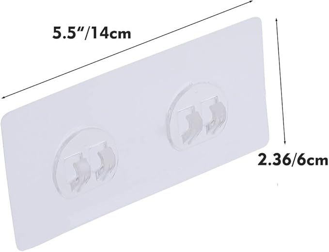 LAIGOO 8 Pcs Replacement Adhesive Stickers for Shower Caddy Corner, No Drilling Wall Hooks Adhesive Strips for Bathroom Shelves