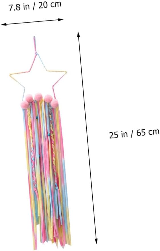 Star Hair Clip Storage Belt Hair Accessory Organizer for Girls Hanger Barrette Holder