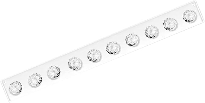 Acrylic Wall-mounted Jewelry Hook and Necklace Holder, Jewelry Storage Organizer Rack for Household Use, Space-saving Accessory Organizer for Necklaces and Bracelets