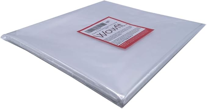 Wowfit 5 CT 45x65 inches Extra Large Clear Plastic Bags Perfect for Car Seat, Luggage, Suitcase, Stroller, Chair, Kids Bike and Attic Storage (2 Mil Flat Bags, Include 5 Ties)