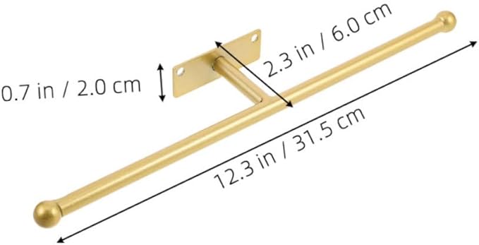 Cabilock 2pcs Decorative Necklace Hanger Wall Storage Shelf Jewelry Organizer Stand Material Wall Jewelry Organizer Hanging