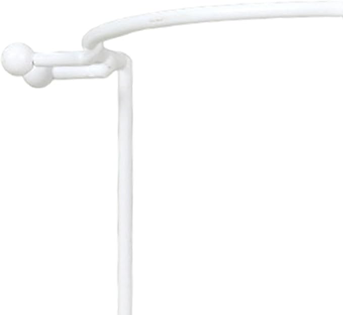 Wedding Tiara Holder, Tiara Display Stand, Metal Headband Organizer, Bridal Headband Display for Women Show, White 2 Tier