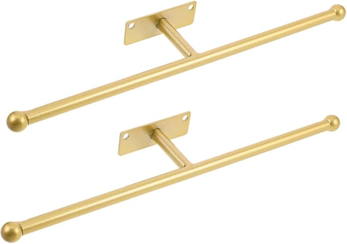 Cabilock 2pcs Decorative Necklace Hanger Wall Storage Shelf Jewelry Organizer Stand Material Wall Jewelry Organizer Hanging