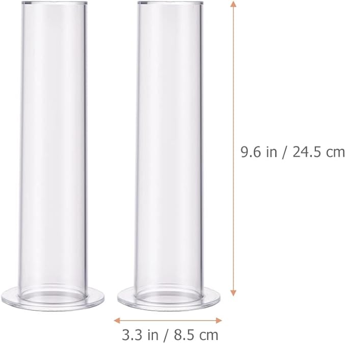 LIFKOME 2pcs Vertical Headband Holder Clear Acrylic Hairband Organizer Hair Hoop Storage Dislay Stand Headband Stand for Women Hair Hoop Accessories