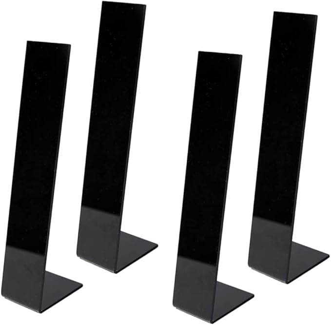 4pcs Acrylic Hair Clip Display Stand Organizer for Hairpins Barrettes Clips Compact Storage for Home Shops and Boutiques
