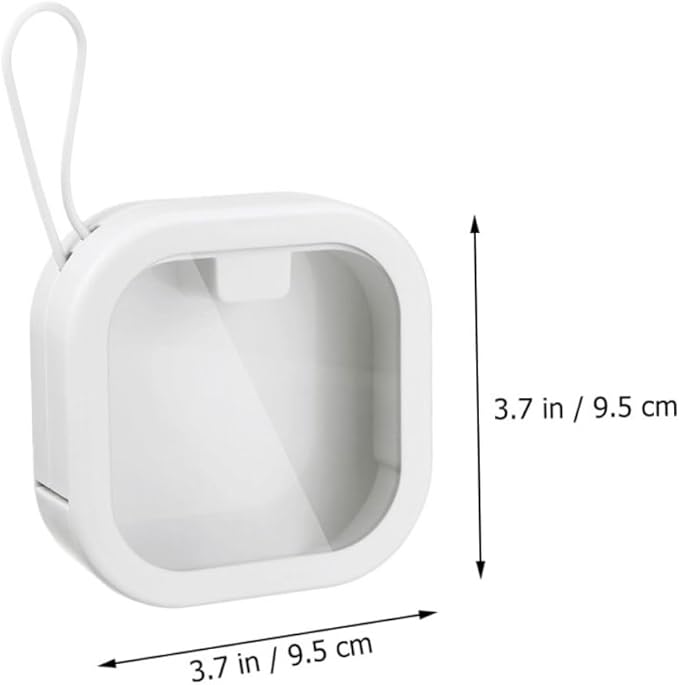 Hair Clip Organizer Portable Hair Tie Holder Abs Tpe Travel Container Lid