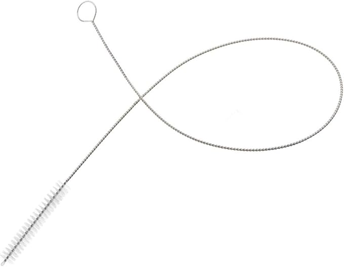 2 Pcs Cleaning Brush Bristle Tip 3/8” by 32” Inch Long - Flexible Cleaner Tool for Clean Keg, Feeding Tube, Line Tube Hose