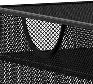 EasyPAG Paper Trays for Classroom 14 Tier Mesh Desk Organizer Shelves with Handle A4/Letter Size File Folder Organizer Shelf for Office, School, Home, Black