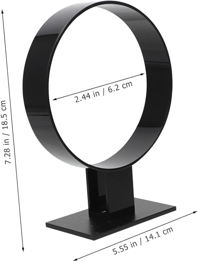 2pcs Hair Accessories Display Stand Shirt Collars for Women False Collars Girl Headband Fake Headband Holder Stand Hair Accessories for Bracelet Display Stand Acrylic Black