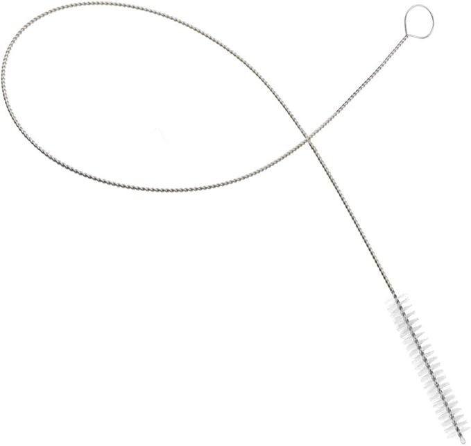 2 Pcs Cleaning Brush Bristle Tip 3/8” by 32” Inch Long - Flexible Cleaner Tool for Clean Keg, Feeding Tube, Line Tube Hose