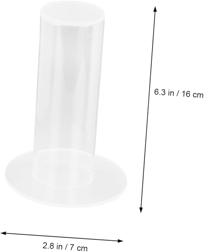 Hair Accessories Organizer Cylinder Shape Hair Tie Storage Rack Reusable Jewelry Display Stand for Counter