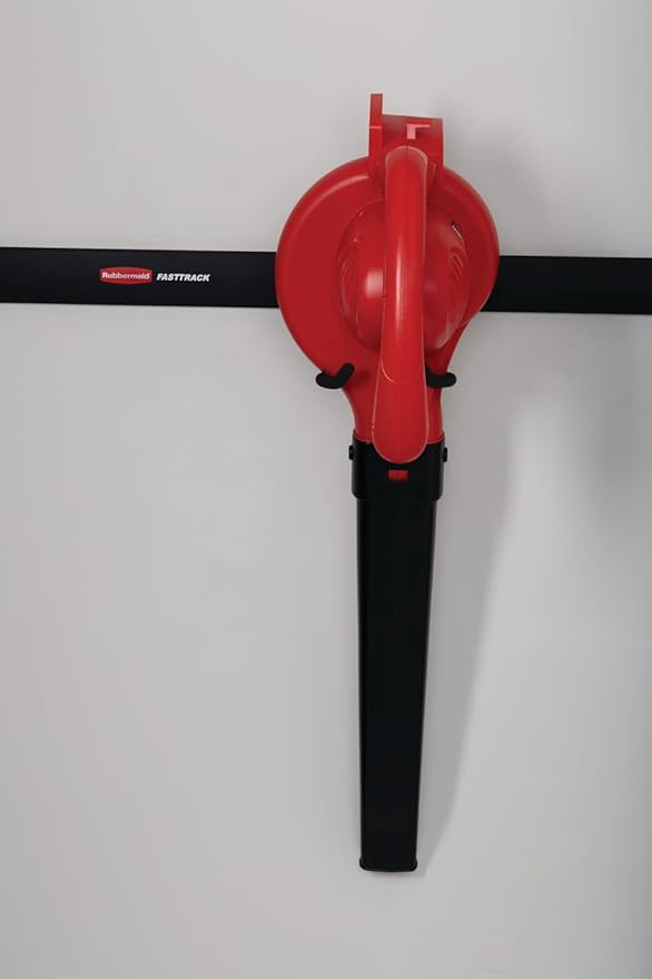 Rubbermaid Garage FastTrack Power Tool Holder Satin Nickel Wall Mounted Storage System Holds up to 50 pounds for Home/Garage/Tool Organization