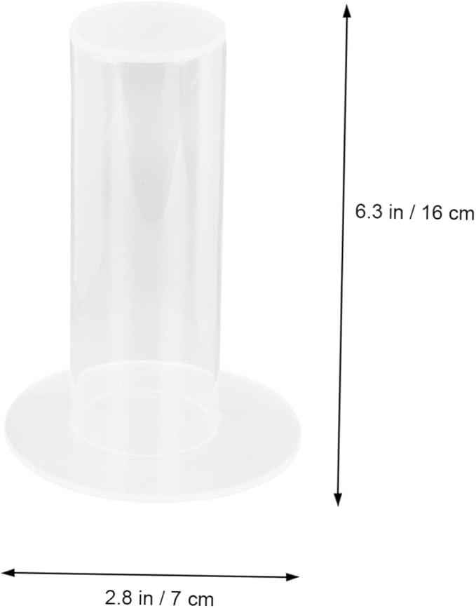 Hair Ties Holder Stand Jewelry Display Rack Cylinder Shape Organizer Hair Rings Storage Fashion Accessory Organizer