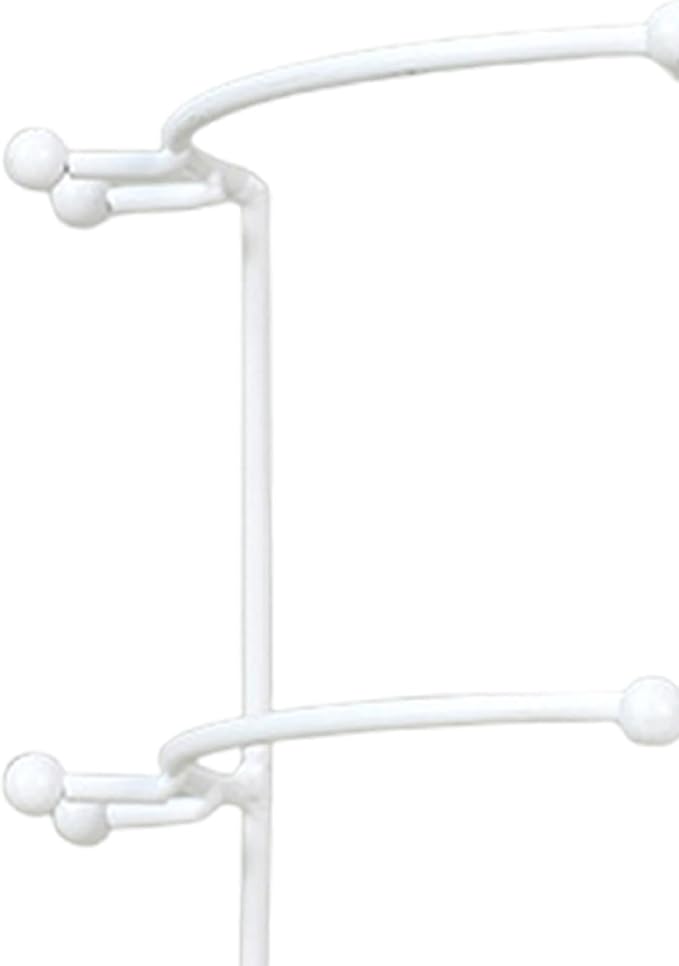Wedding Tiara Holder, Tiara Display Stand, Metal Headband Organizer, Bridal Headband Display for Women Show, White 3 Tier