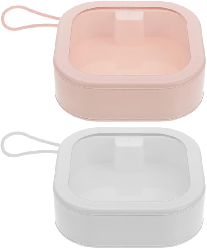 2pcs Hair Band Storage Box for Hair Accessories Organizer Box Portable Holder