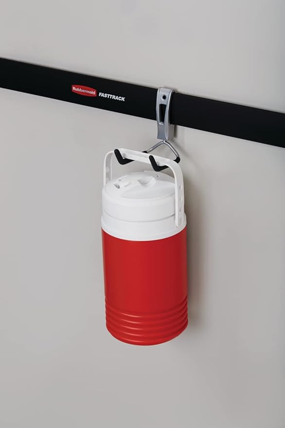 Rubbermaid FastTrack Cord Hook Garage Organization and Storage Heavy Duty Storage for Coolers/Cords/Ropes/Hoses