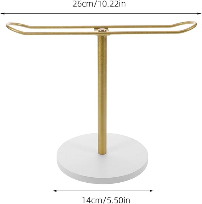 minkissy Tabletop Hair Accessories Organizer Elegant Headband Display Rack for Women Hairband Holder Versatile Storage for Hair Ties and Accessories Sleek Design for Home Decor