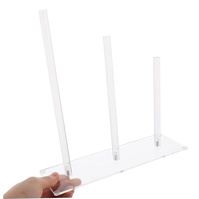 Hair Tie Storage Rack Acrylic Hair Accessories Organizer Scrunchie Display Stand Scrunchie Holder Hairband Organizer for Girls