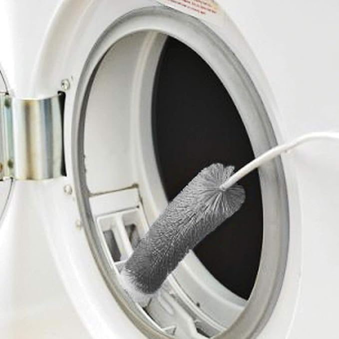 Unger 30” Dryer and Vent Brush, Lint Catcher for Household Cleaning, Trapping Laundry Room Tool, Easy to Clean Bristles, Flexible Gadget with Scratch Free Protection