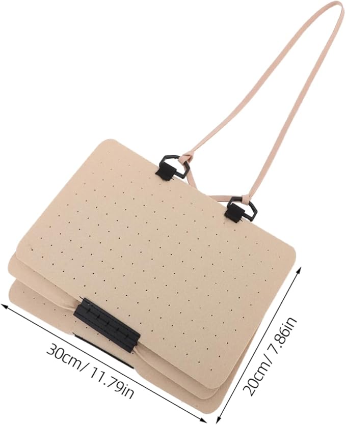 ARTIBETTER Hanging Jewelry Organizer Earring Hangers Felt Storage Bag Pin Display Case Boys and Girls Room Accessory Organizer