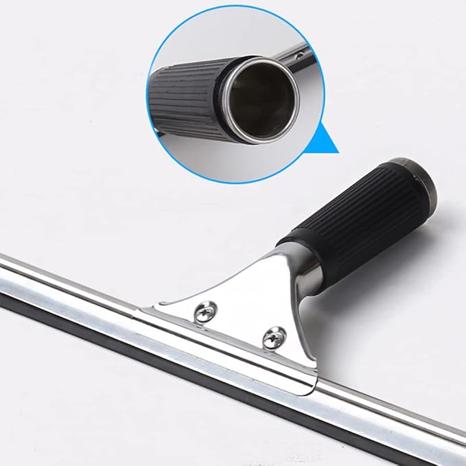 Black 35cm 14in Glass Squeegee for Window Cleaning, All Purpose Home Cleaner Tool for Car Windshield, Mirror, Glass Door (14in/35cm, Black)