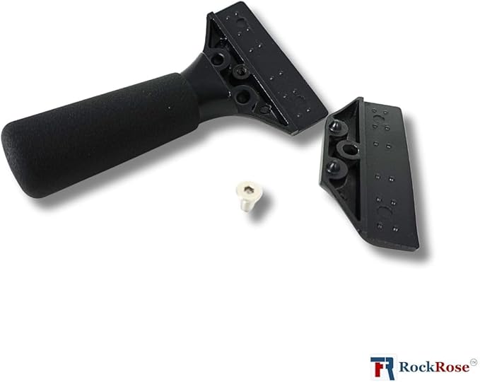 RockRose Elite 6" Cast Aluminum Squeegee – Sturdy, Long-Handle, Anti-Slip Grip, Precision Blade Change with Allen Wrench, Professional Window Tint Application Tool-1 Unit