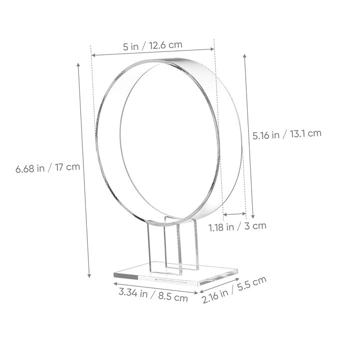 2 Tier Acrylic Headband Holder Hair Accessory Organizer Rack Hairband Display Stand