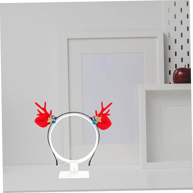 Acrylic Headband Holder Display Stand Round Shape Hair Accessories Organizer for Girls Room Lightweight and Durable Keeps Hairbands Tidy and Scratch