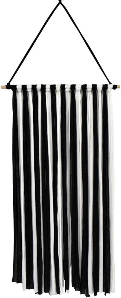 Teensery Hair Bow Holder Hair Clips Headbands Wall Display Hanging Holder Hair Accessories Storage Organizer Hanger for Women and Girls (White&Black)