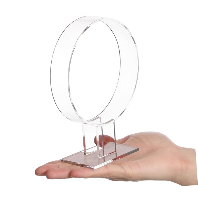 2 Tier Acrylic Headband Holder Hair Accessory Organizer Rack Hairband Display Stand