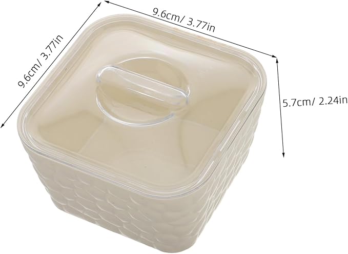 Hair Accessory Organizer Plastic Storage Box for Hair Ties Clips Jewelry Elegant Desktop Container for Home Office Craft Storage