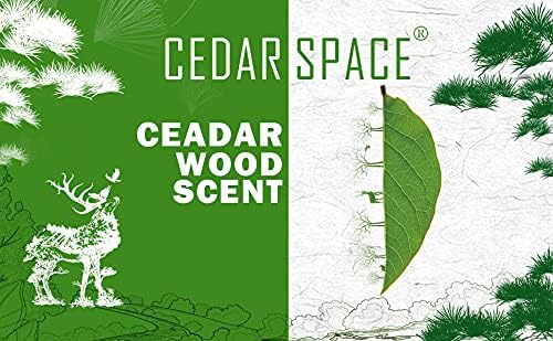 Cedar Space Cedar Blocks for Clothes Storage 16 Pcs, 2 Value Packs 100% Aromatic Red Ceder Blocks, Cedar Planks, Cedar Accessories for Closets Storage